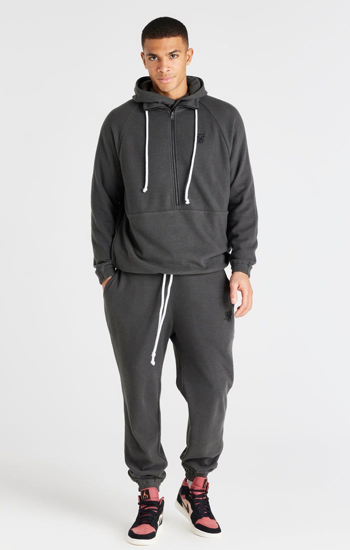 Grey Half Zip Rib Funnel sold by Siksilk product image thumbnail 3