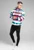 SikSilk Tie Dye Rhinestone Hoodie - White Blue Purple Yellow & Orange sold by Siksilk
