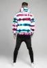 SikSilk Tie Dye Rhinestone Hoodie - White Blue Purple Yellow & Orange sold by Siksilk
