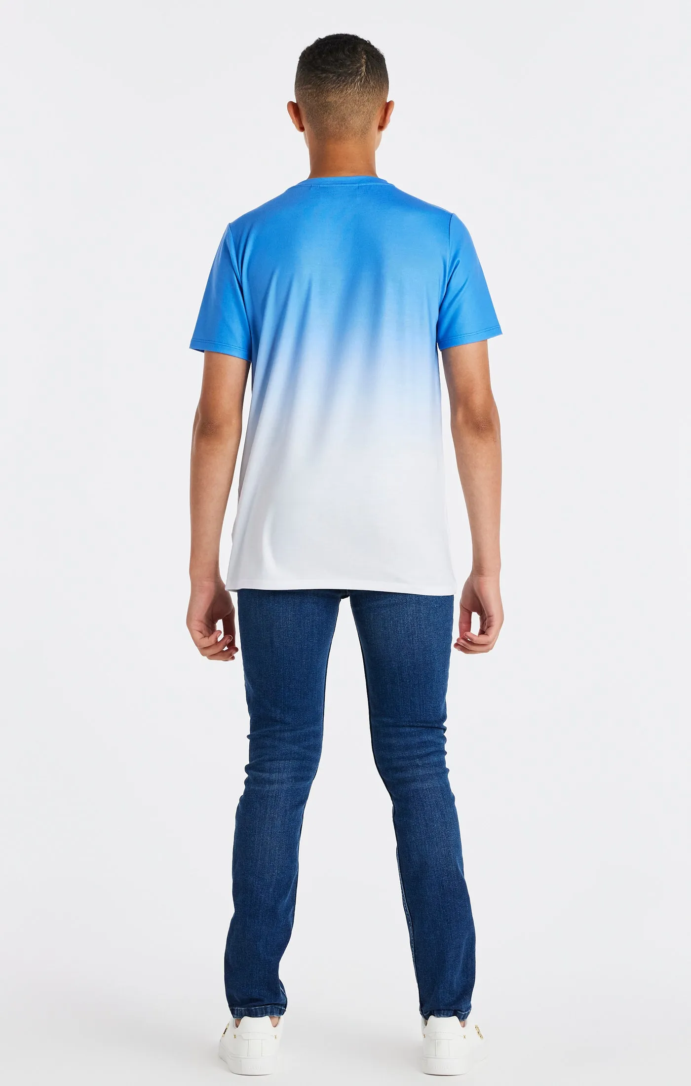 Boys Blue Fade T-Shirt sold by Siksilk product image thumbnail 5