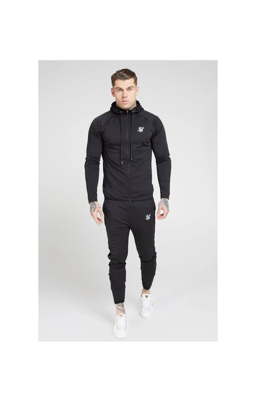 Black Creased Nylon Pant sold by Siksilk product image thumbnail 5