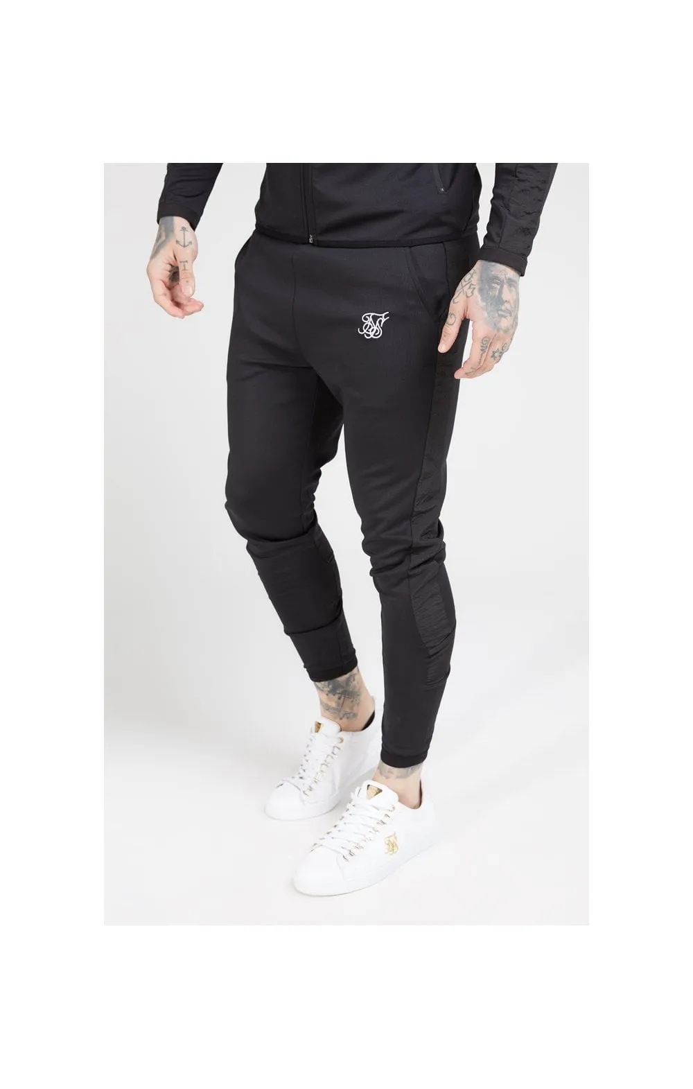 Black Creased Nylon Pant sold by Siksilk product image thumbnail 2