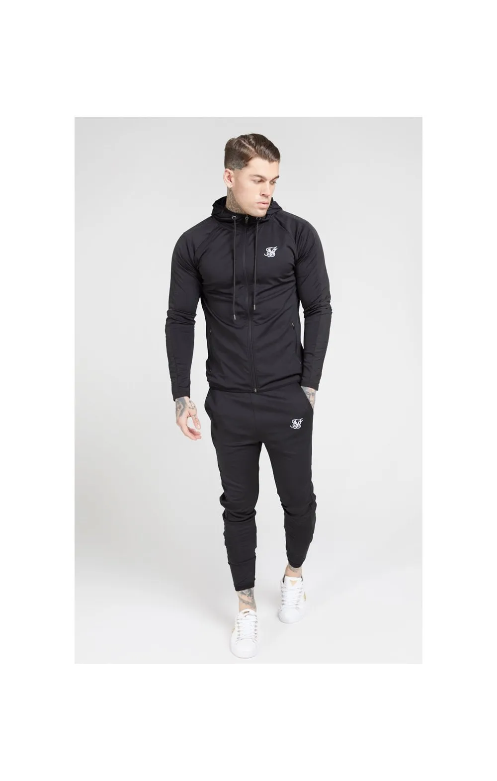 Black Creased Nylon Pant sold by Siksilk product image thumbnail 3