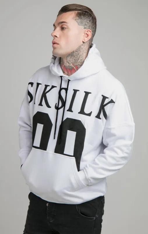 Grey Drop Shoulder Relaxed Fit Hoodie sold by Siksilk
