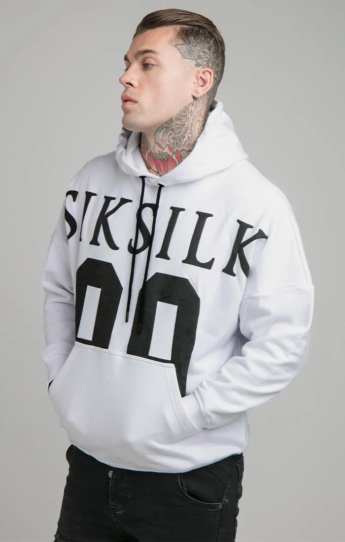 Grey Drop Shoulder Relaxed Fit Hoodie sold by Siksilk