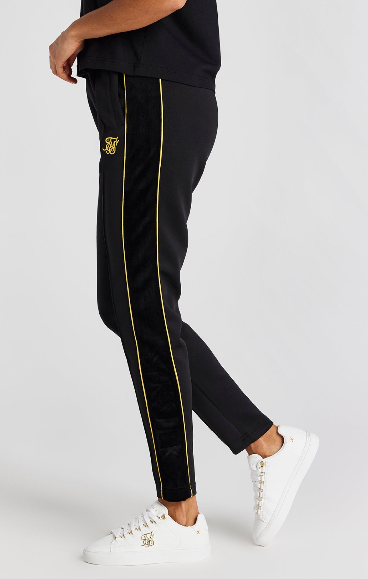 Black Track Pant sold by Siksilk product image thumbnail 2