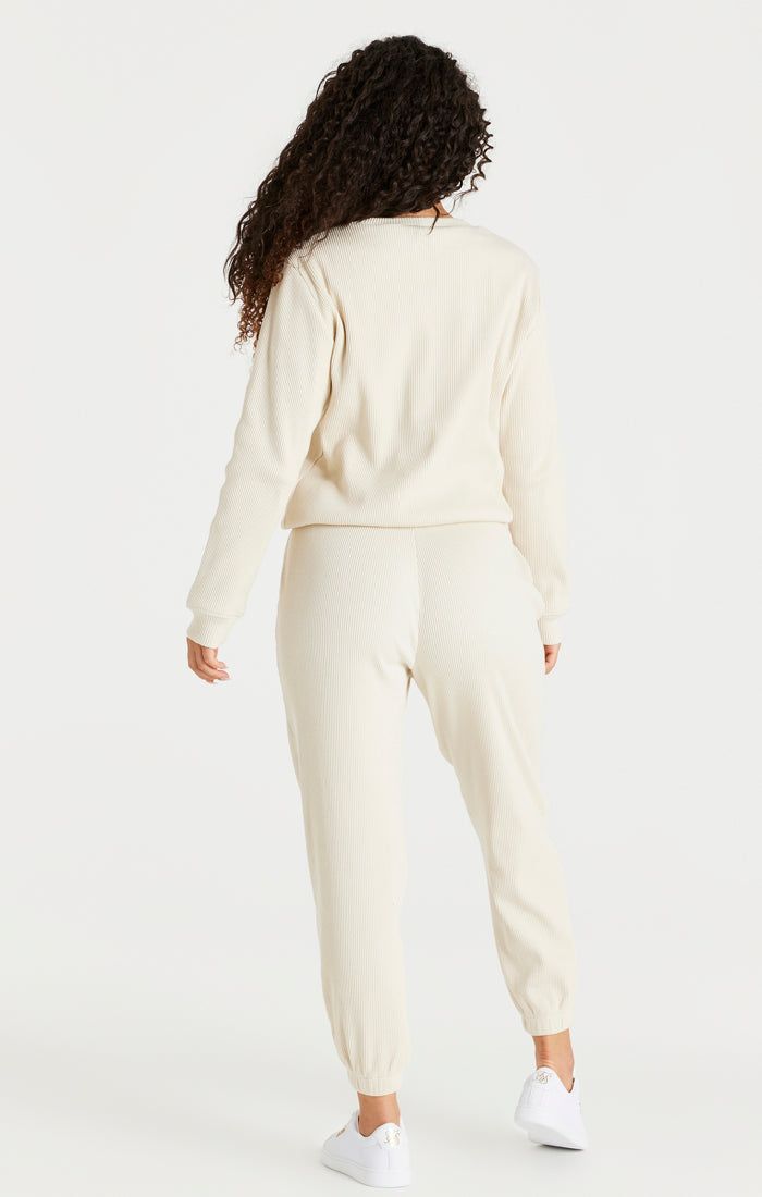 SikSilk Rib Joggers - Beige sold by Siksilk product image thumbnail 5