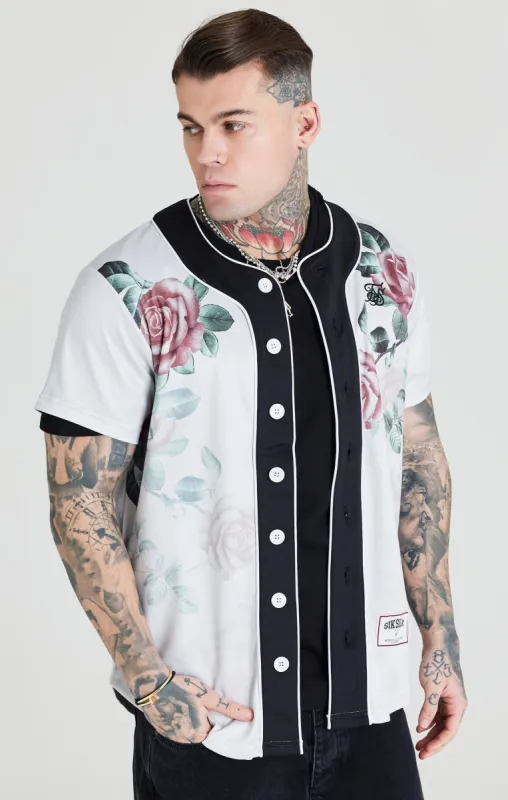 Ecru Rose Baseball Jersey sold by Siksilk