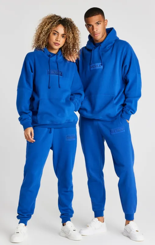 Blue Overhead Drop Shoulder Hoodie sold by Siksilk
