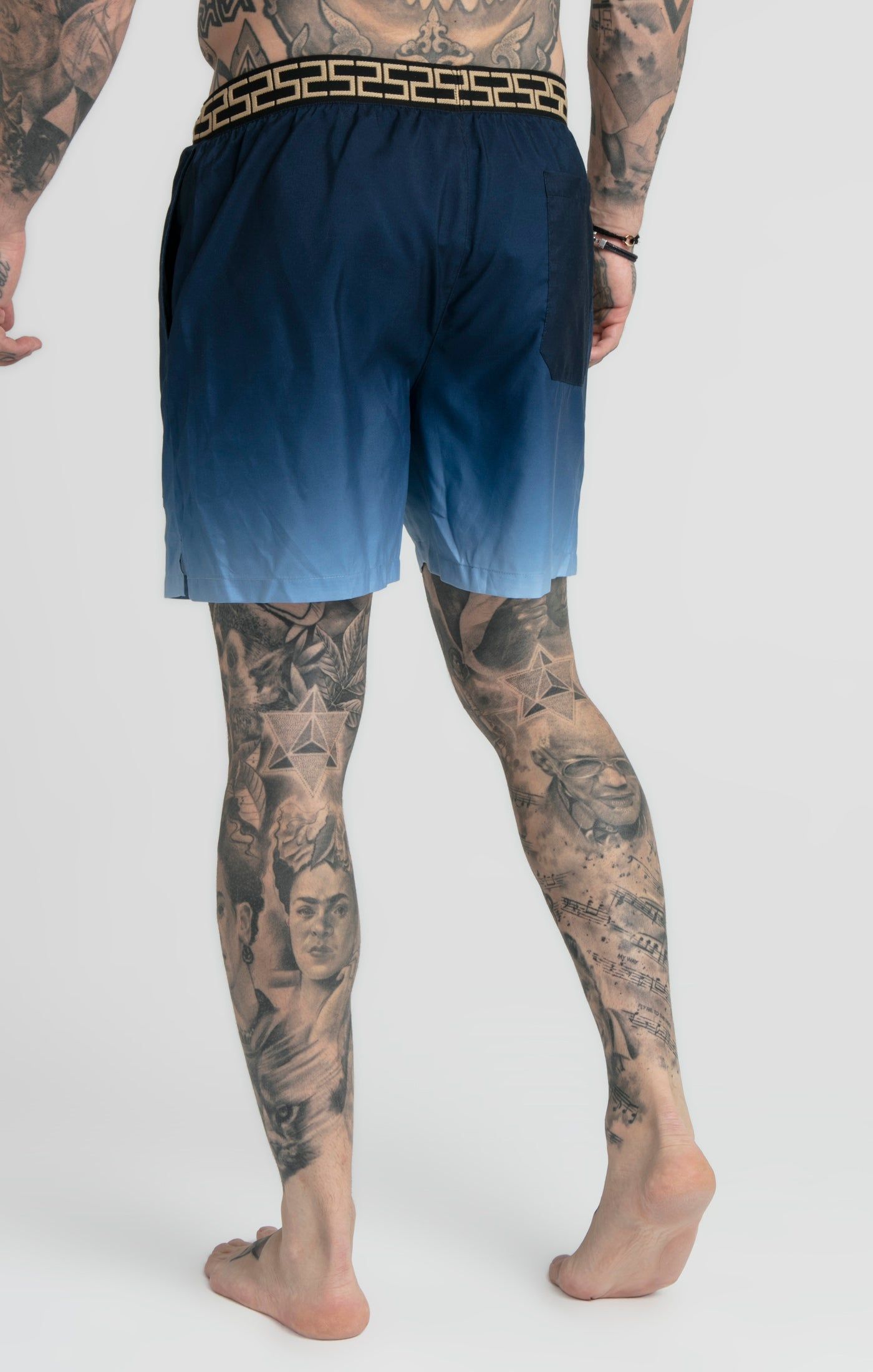 Navy Fade Swim Short sold by Siksilk product image thumbnail 3
