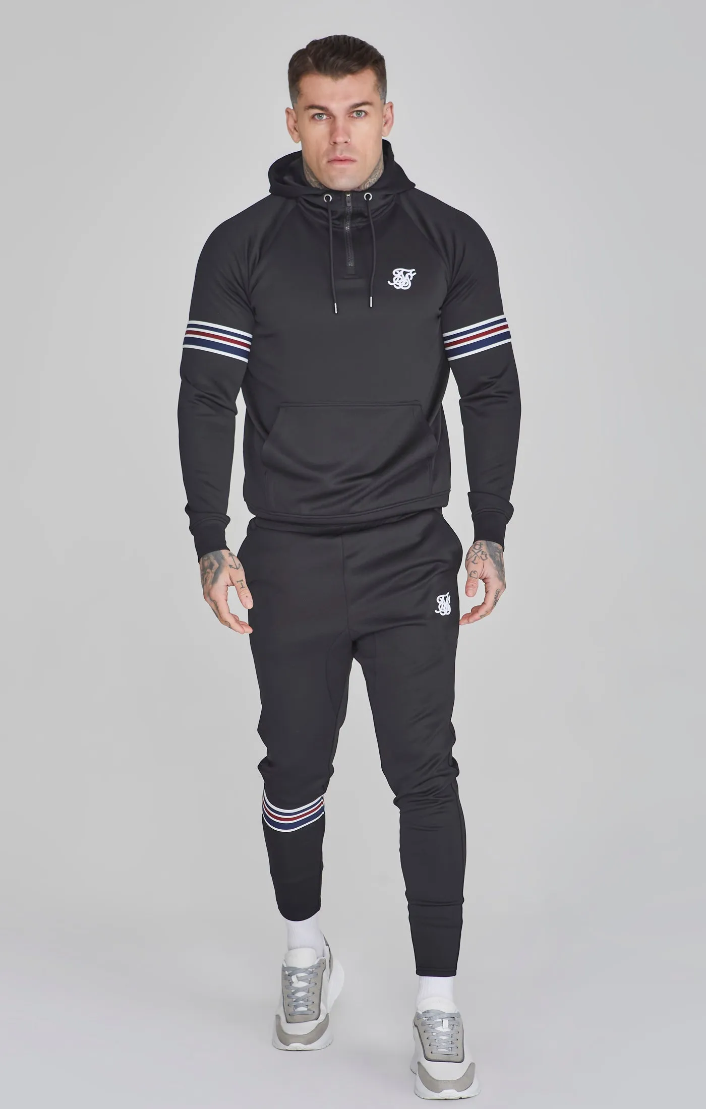 Black Quarter Zip Hoodie sold by Siksilk product image thumbnail 2