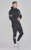 Black Quarter Zip Hoodie sold by Siksilk