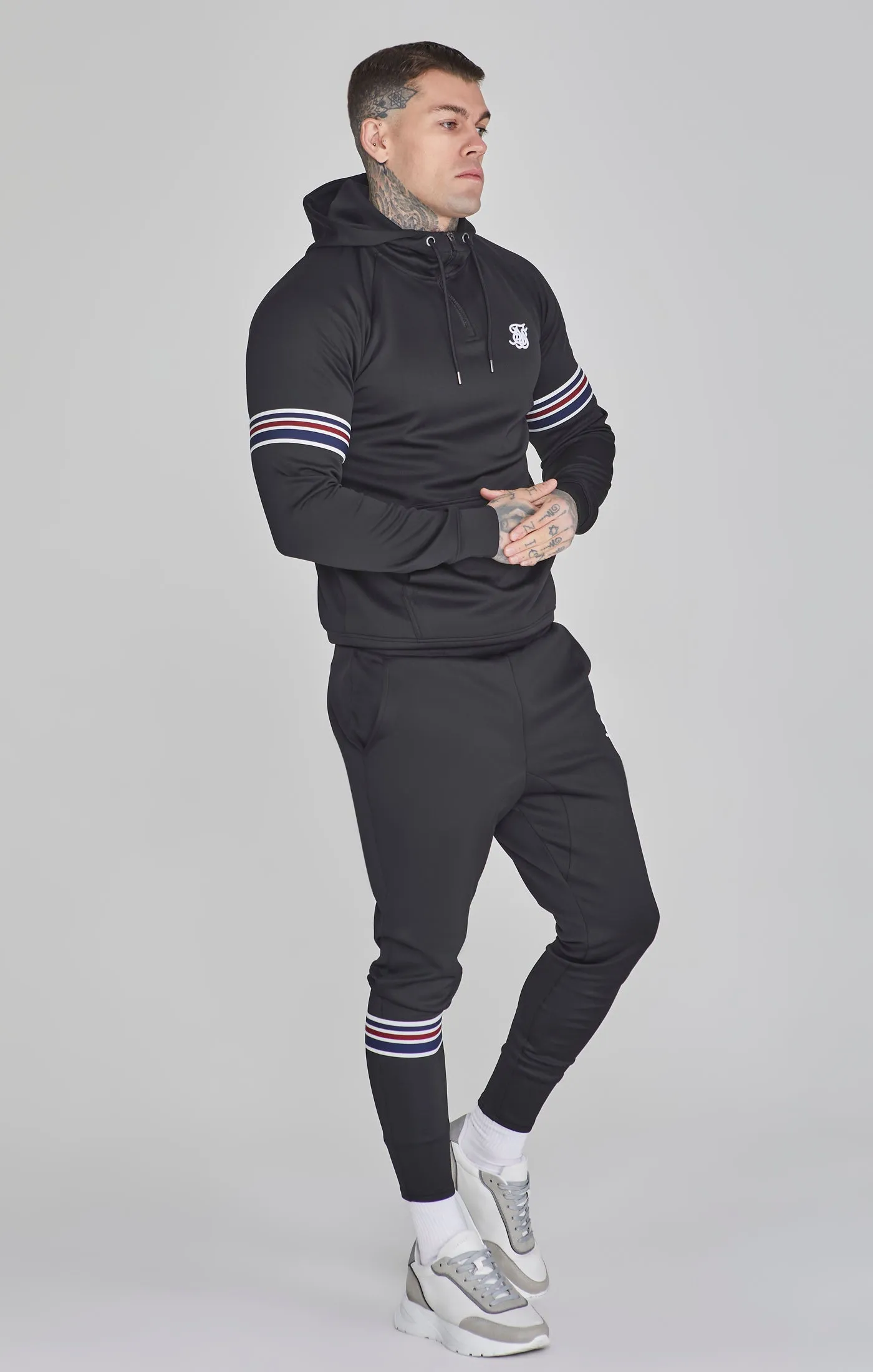 Black Quarter Zip Hoodie sold by Siksilk product image thumbnail 4