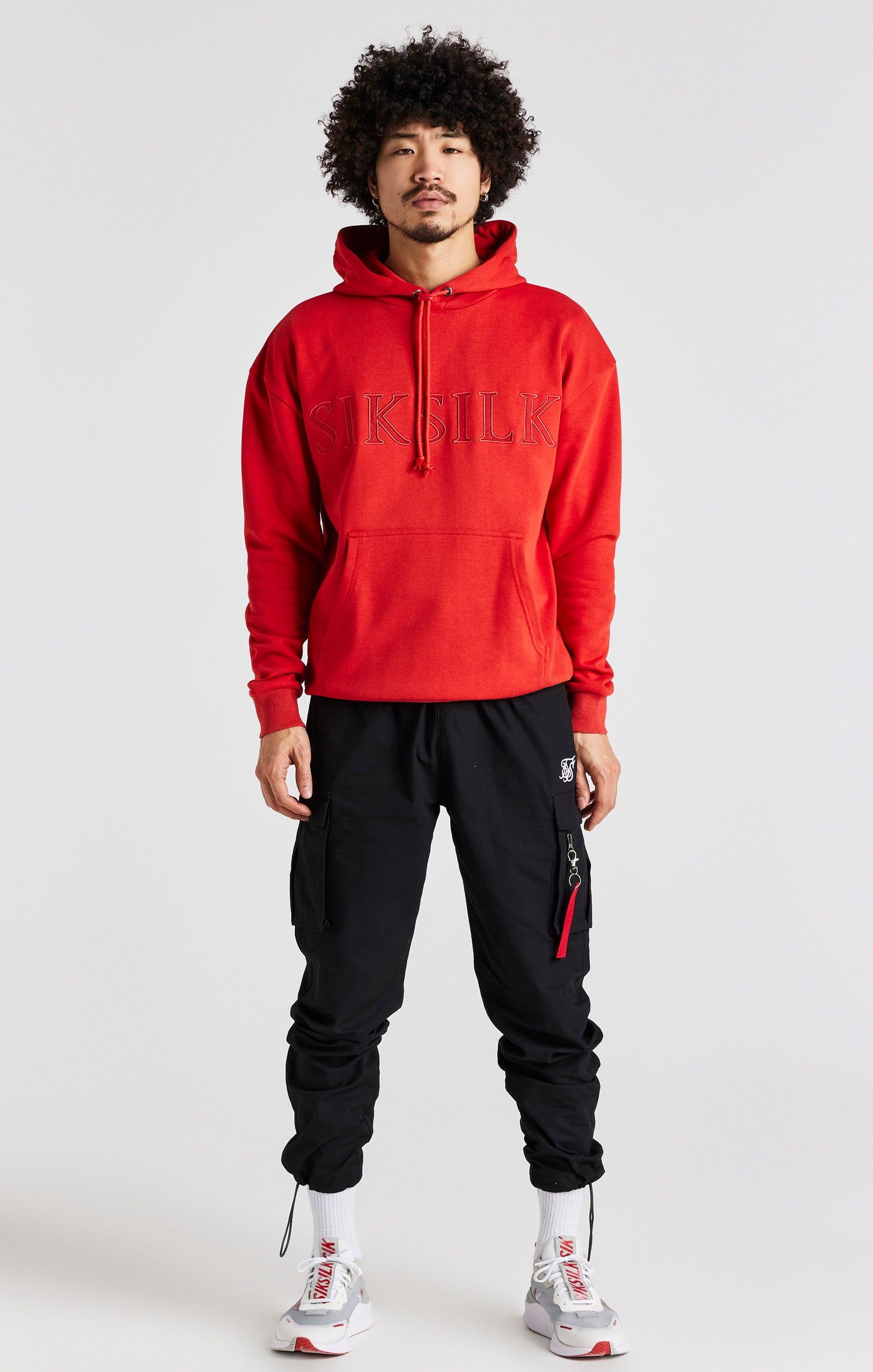 Red Applique Hoodie sold by Siksilk product image thumbnail 3