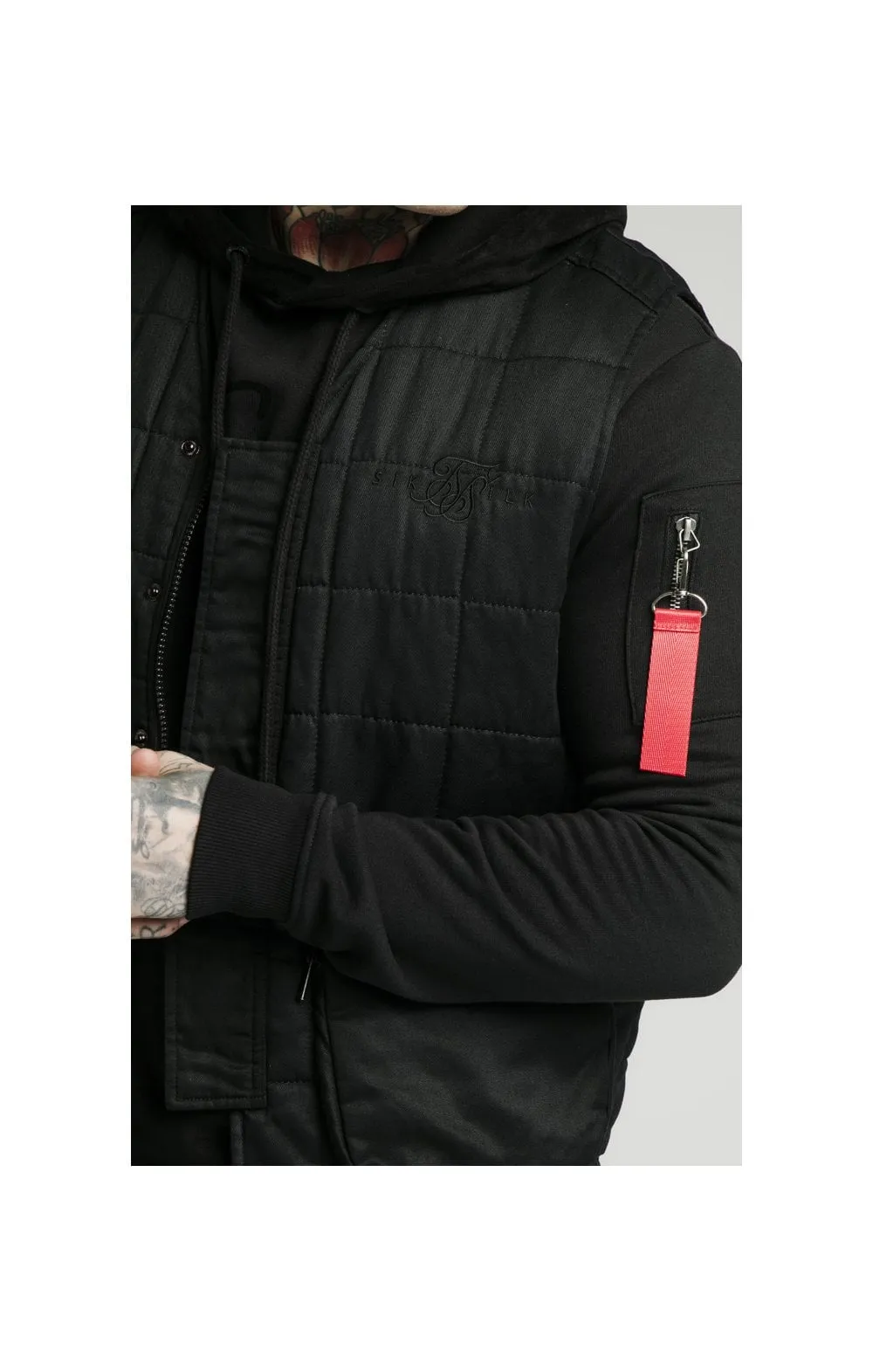 SikSilk Farmers Gilet - Black sold by Siksilk product image thumbnail 3