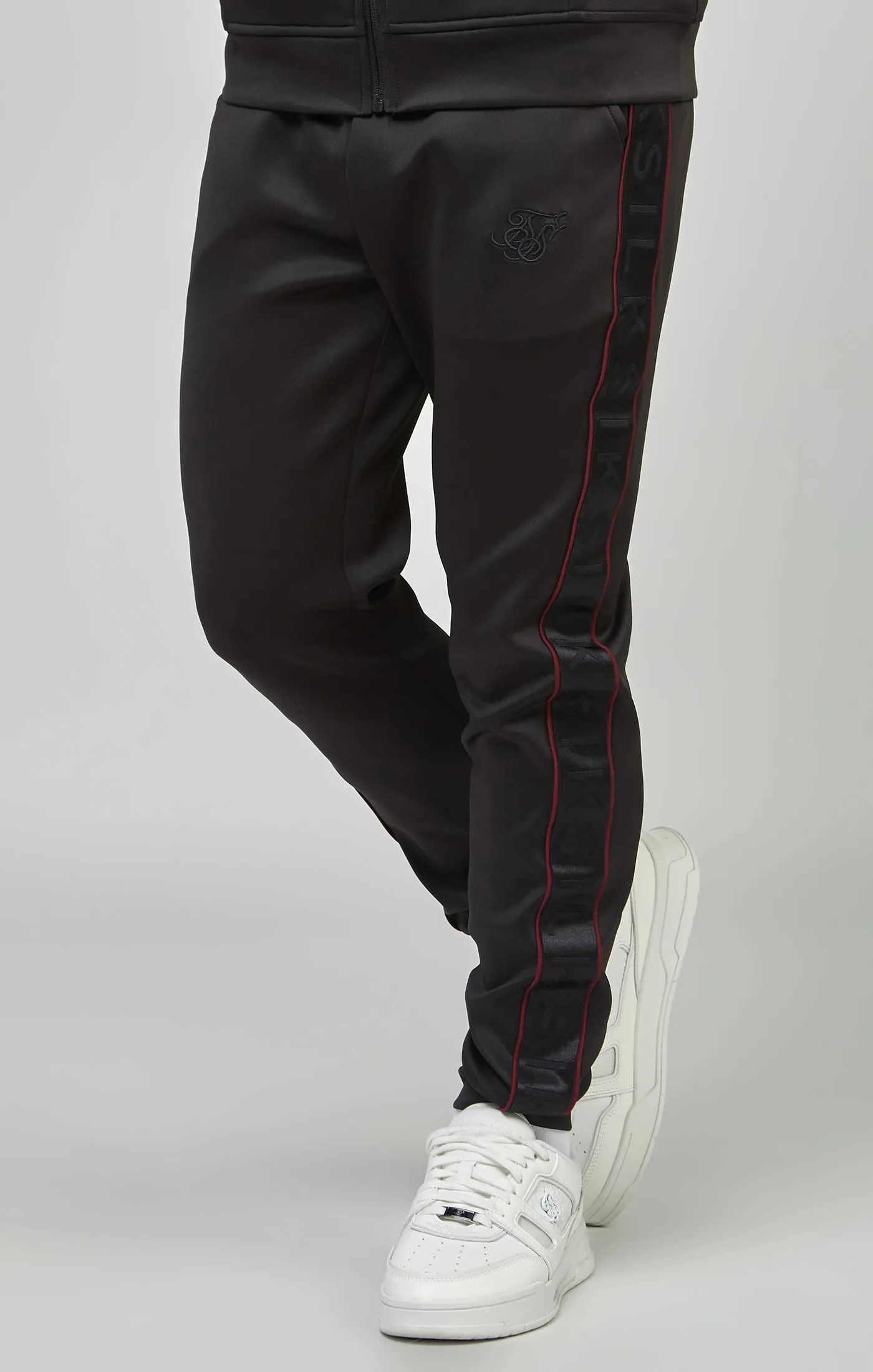 Boys Black Taped Tracksuit sold by Siksilk product image thumbnail 3
