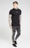 Grey Distressed Taped Skinny Denim sold by Siksilk