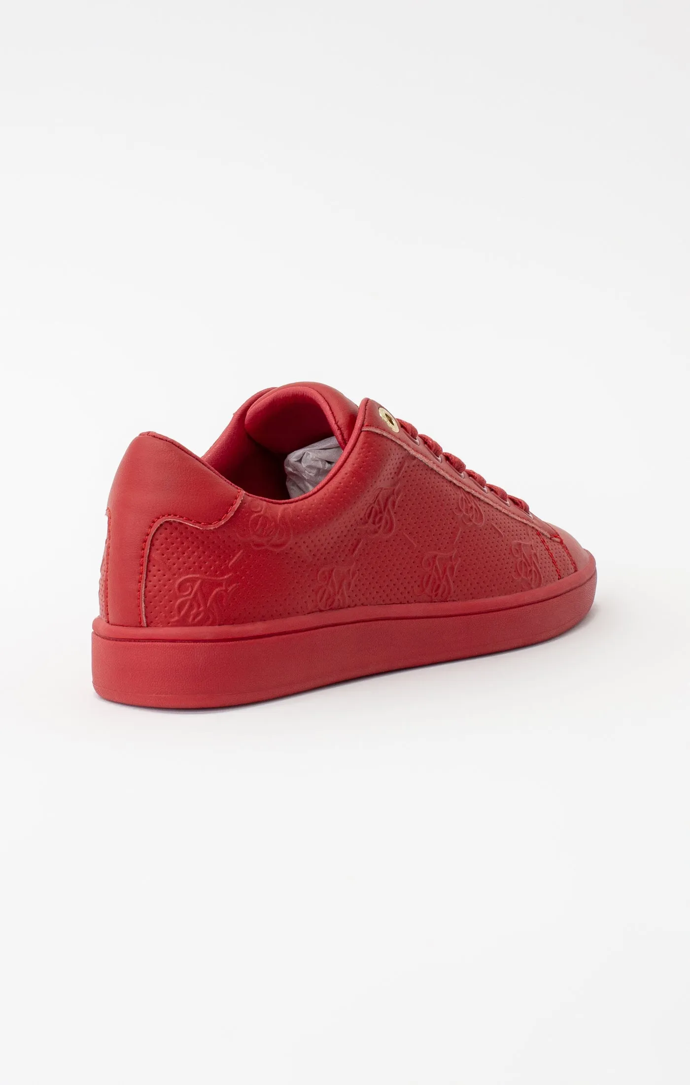 Red Juniors Low-Top Casual Monogram Trainer sold by Siksilk product image thumbnail 3