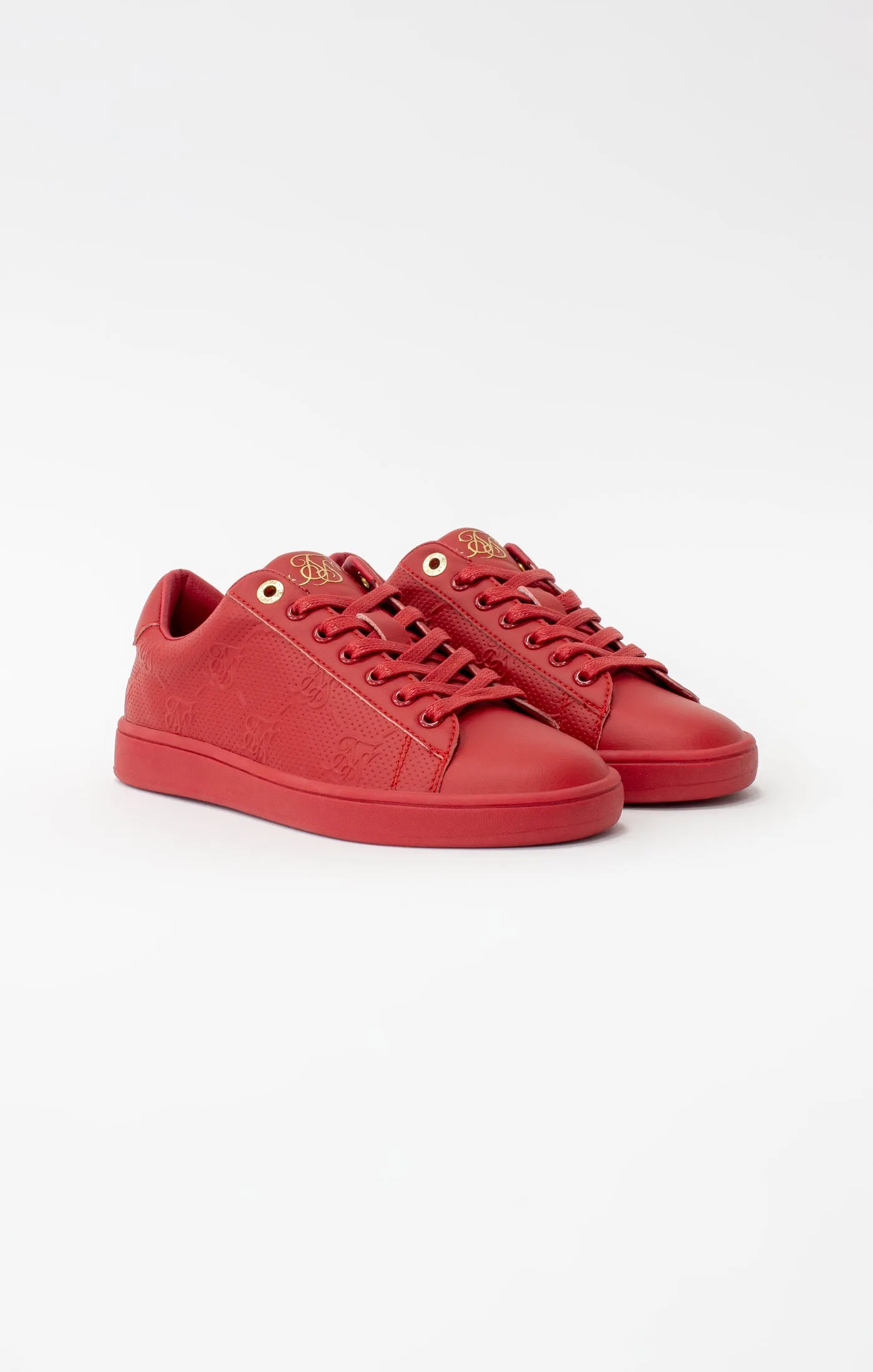 Red Juniors Low-Top Casual Monogram Trainer sold by Siksilk product image thumbnail 4