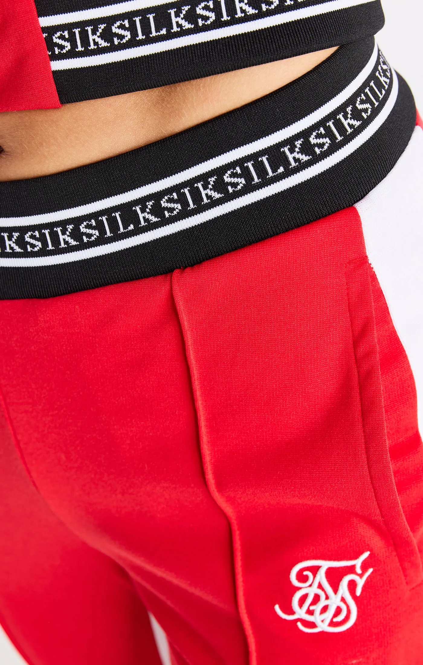 SikSilk Retro Element Track Pants - Red sold by Siksilk product image thumbnail 5