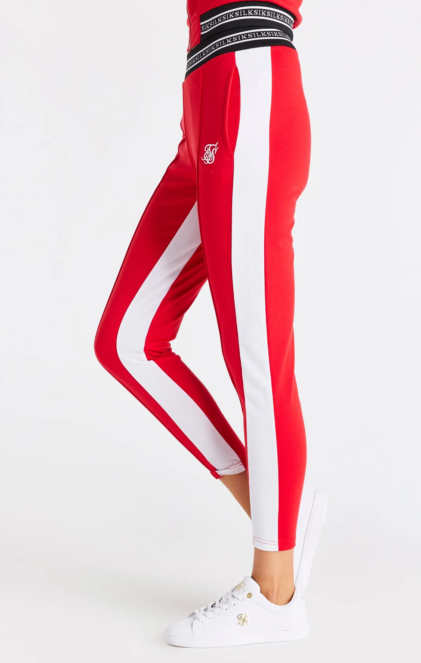 SikSilk Retro Element Track Pants - Red sold by Siksilk product image thumbnail 2