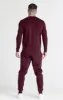 Burgundy Essential Fitted Jogger sold by Siksilk