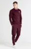 Burgundy Essential Fitted Jogger sold by Siksilk