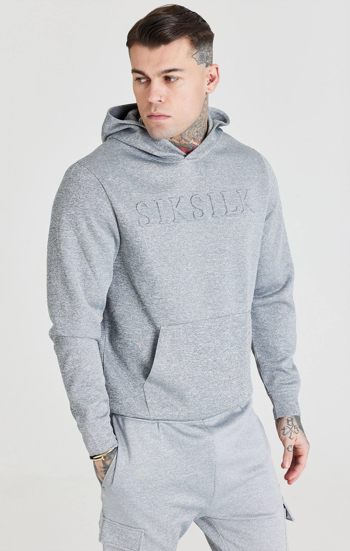 Grey Foundation Oversized Hoodie sold by Siksilk