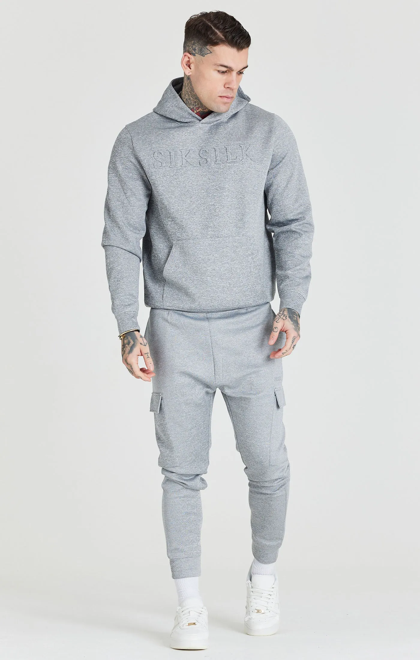 Grey Foundation Oversized Hoodie sold by Siksilk product image thumbnail 3