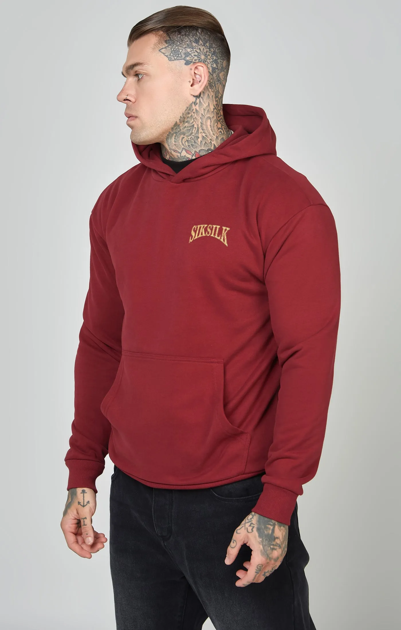 Oversized Crest Logo Hoodie sold by Siksilk product image thumbnail 4