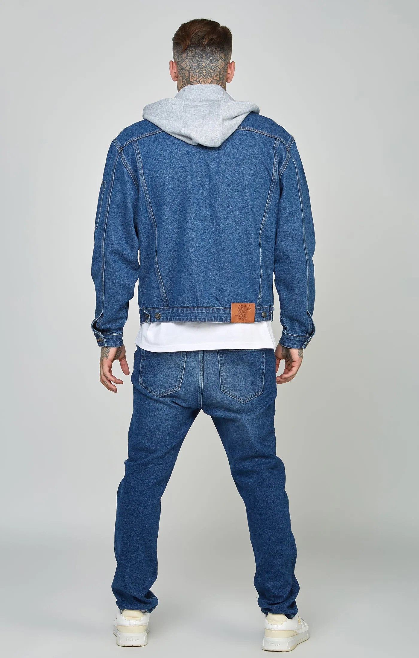Denim Flight Jacket sold by Siksilk product image thumbnail 5