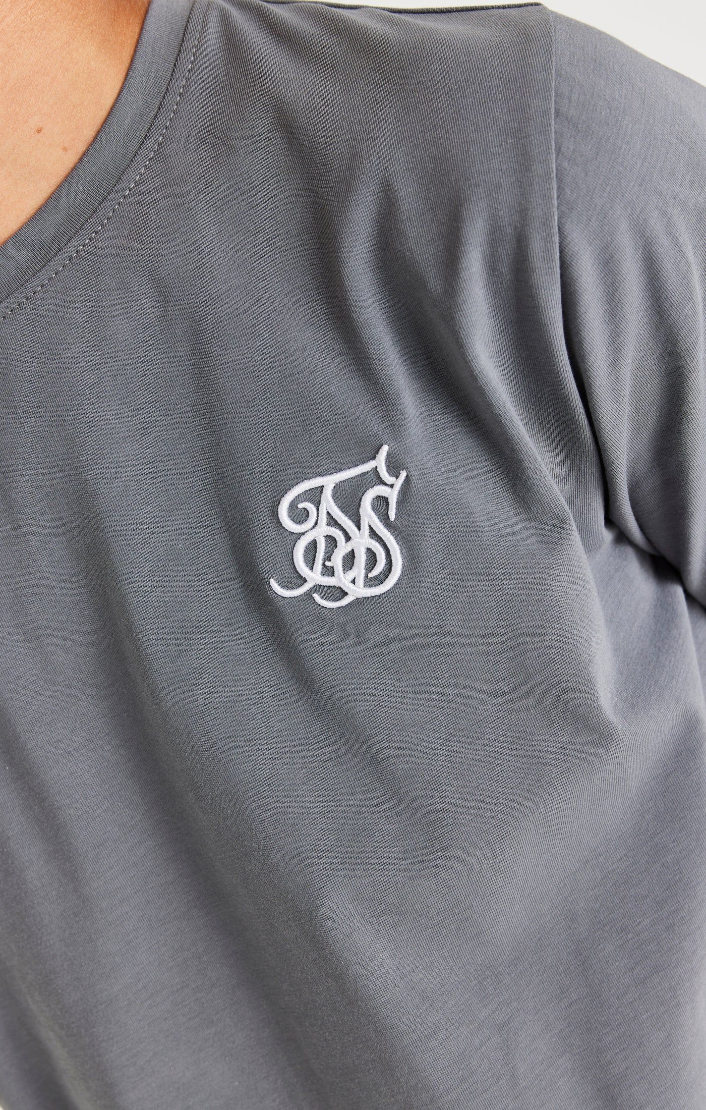 Boys Grey Fade Side Panel T-Shirt sold by Siksilk product image thumbnail 2