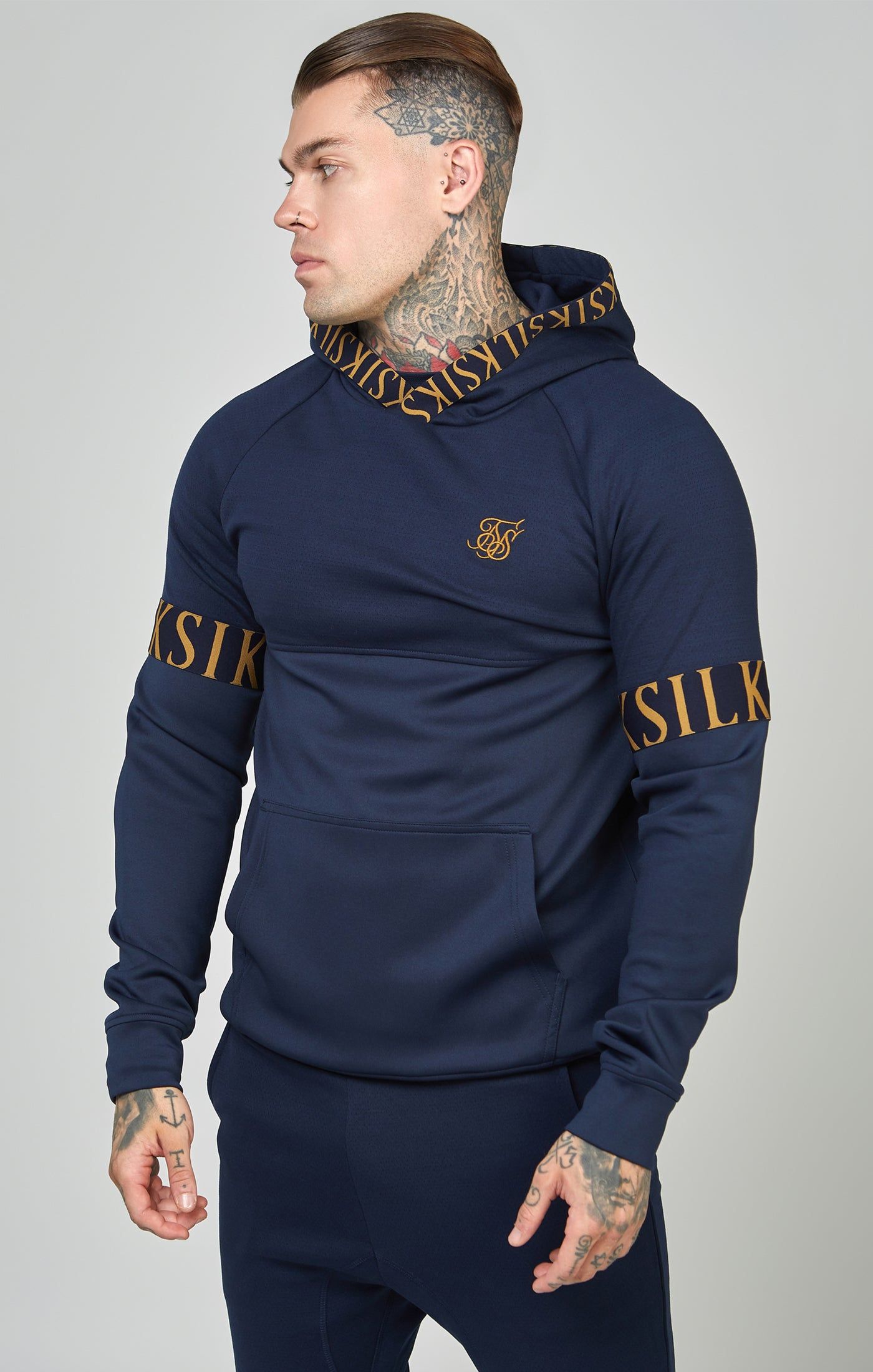 Dynamic Overhead Hoodie Navy sold by Siksilk product image thumbnail 4