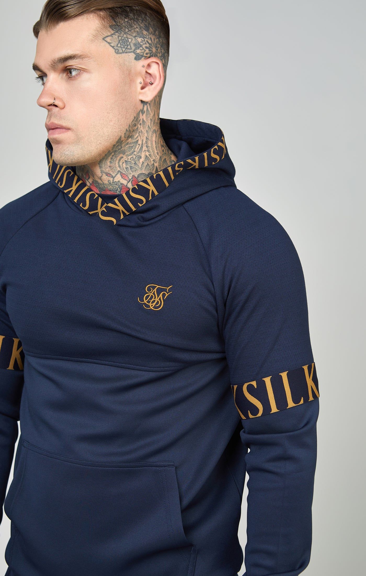 Dynamic Overhead Hoodie Navy sold by Siksilk product image thumbnail 2