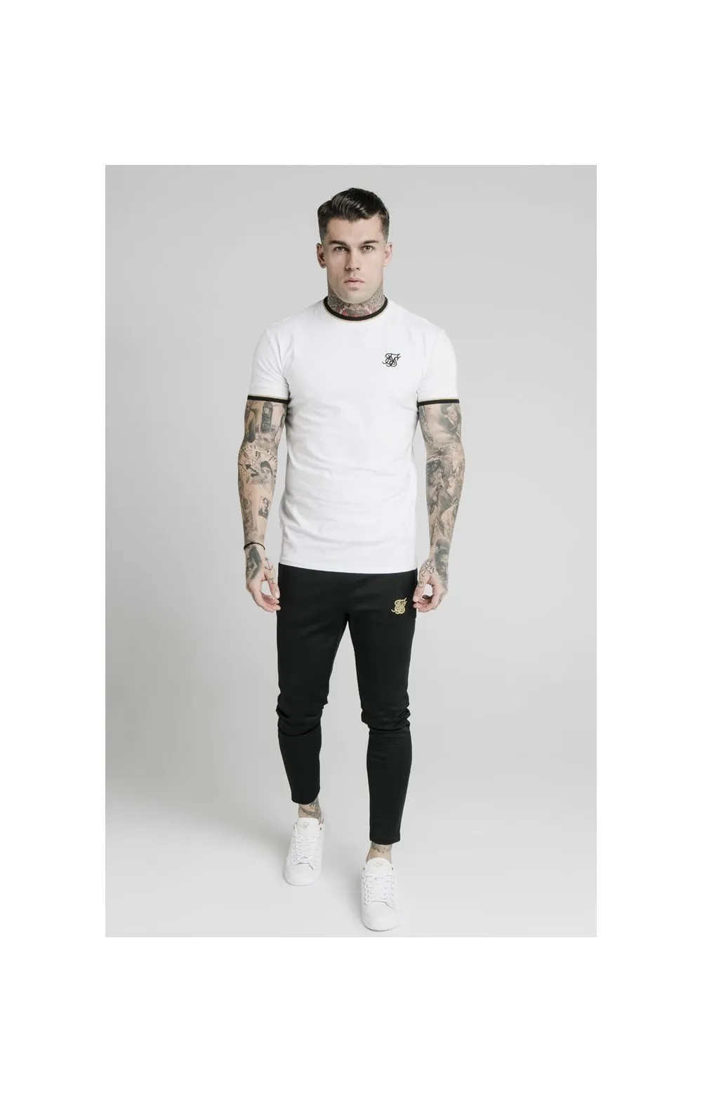 SikSilk S/S Deluxe Straight Hem Tee - White sold by Siksilk product image thumbnail 3