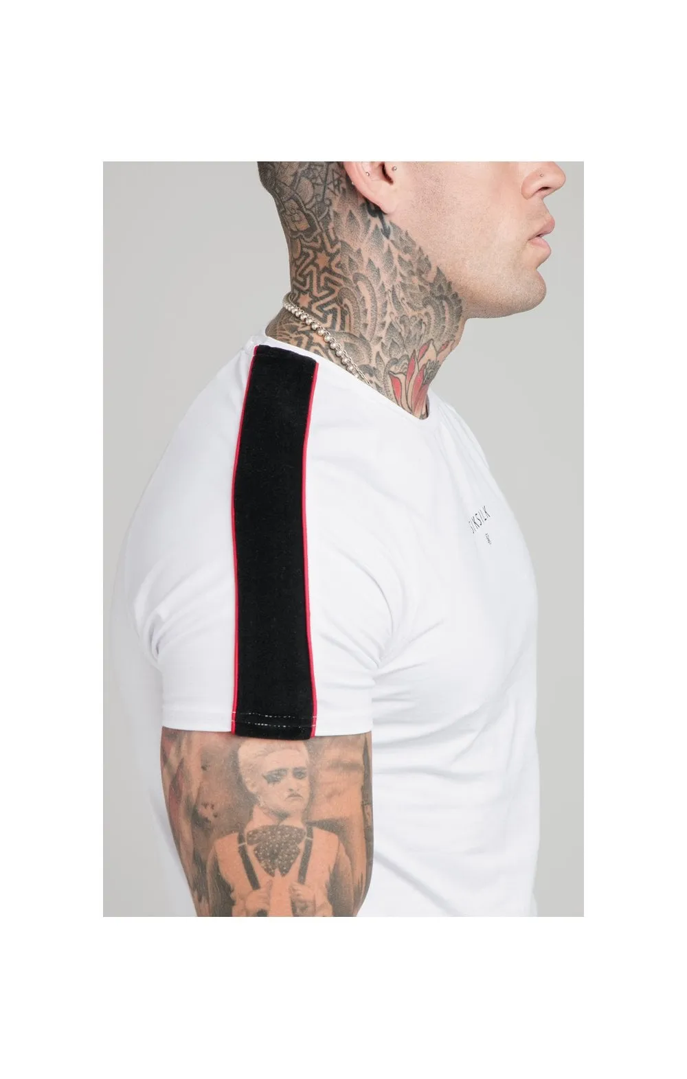 SikSilk Imperial Raglan Gym Tee - White sold by Siksilk product image thumbnail 2