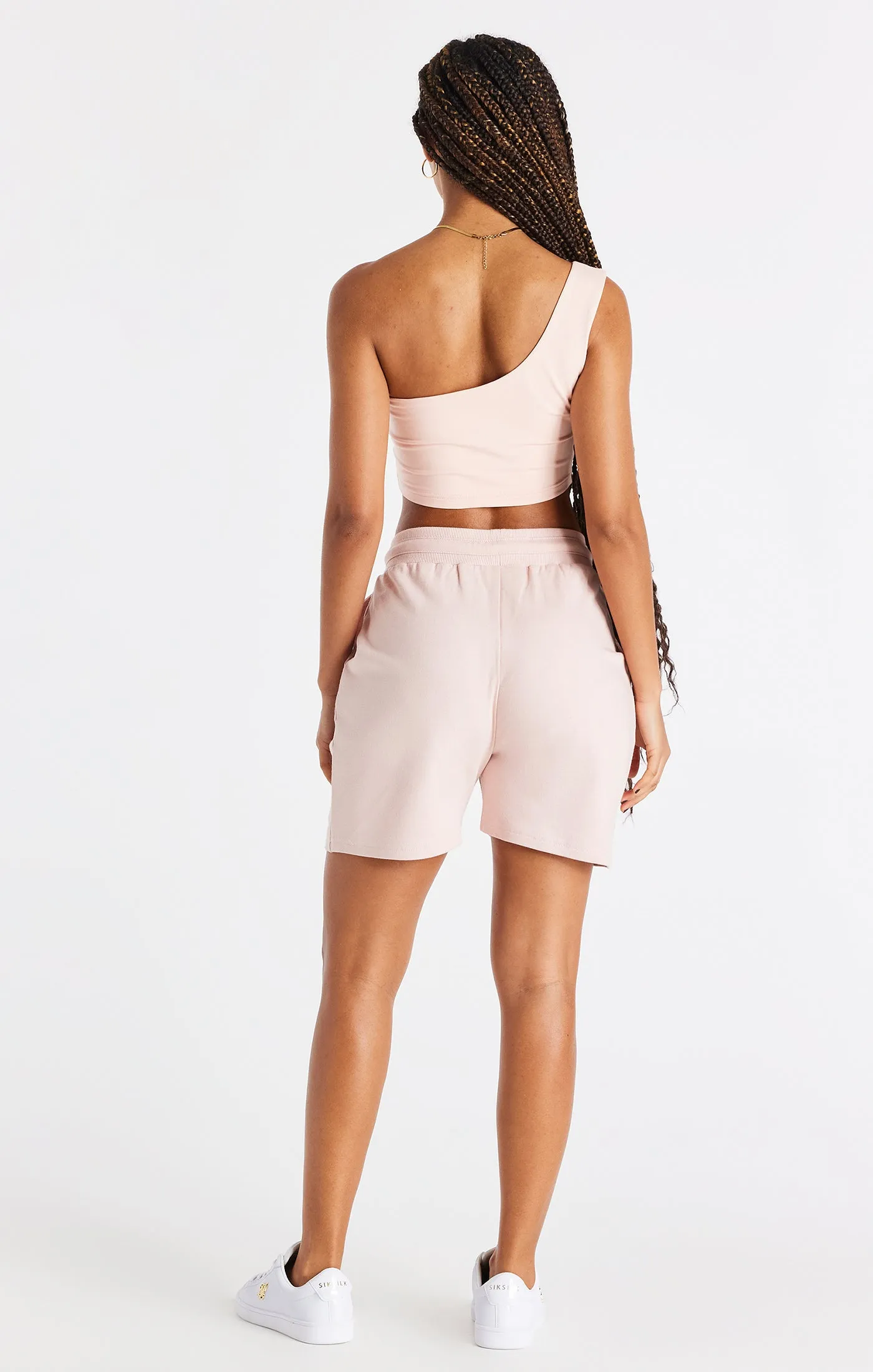 Pink One Shoulder Crop Top sold by Siksilk product image thumbnail 5