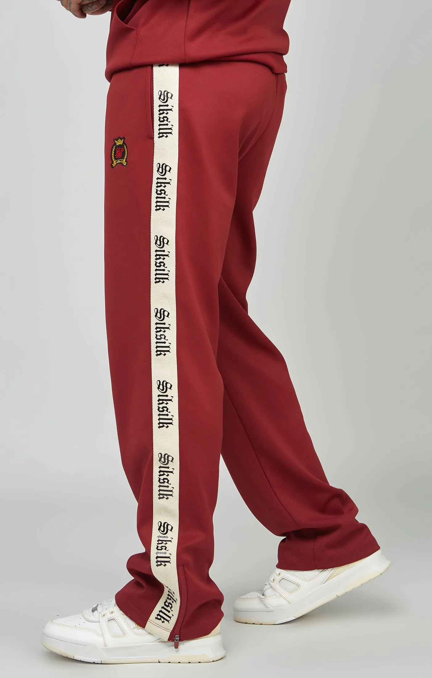 Poly Open Cuff Jogger With Gothic Side Tape sold by Siksilk product image thumbnail 2