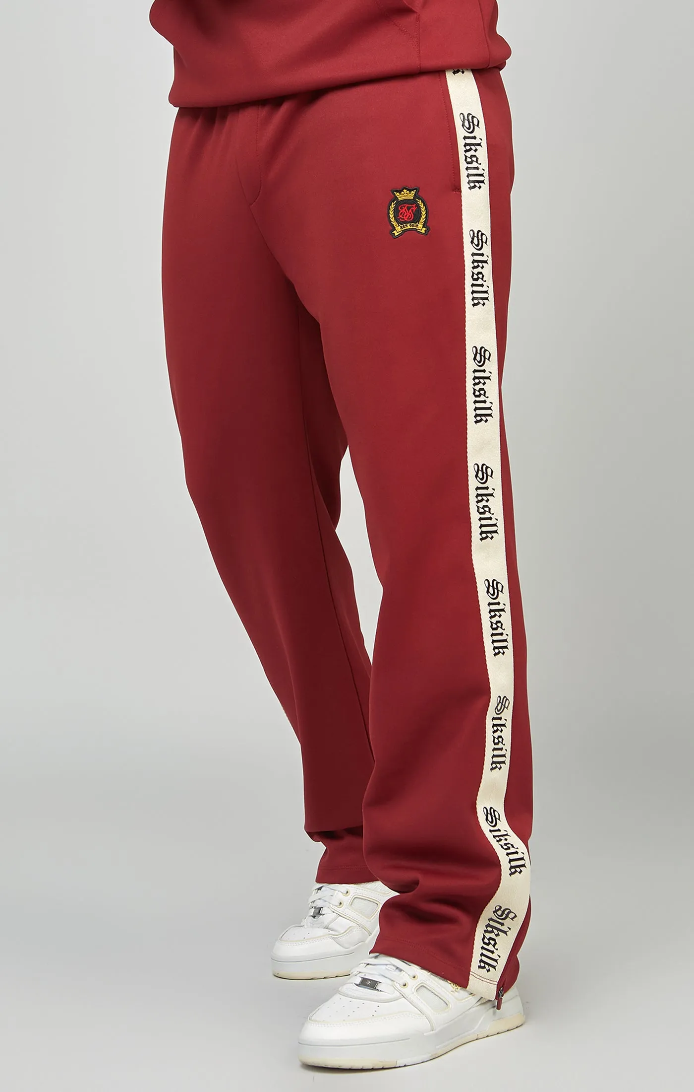 Poly Open Cuff Jogger With Gothic Side Tape sold by Siksilk