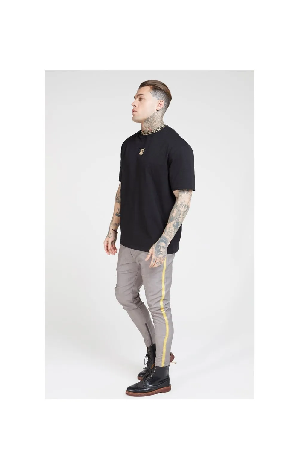 SikSilk Fitted Smart Tape Jogger Pants - Grey sold by Siksilk product image thumbnail 2