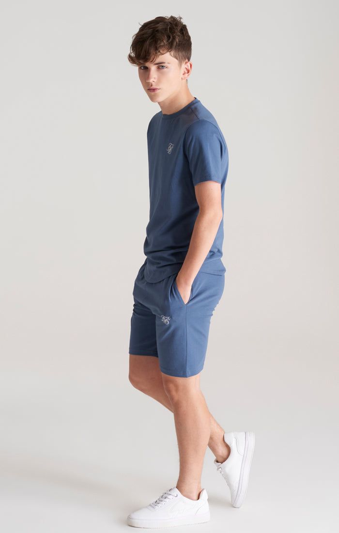 Boys Blue T-Shirt And Short Twin Set sold by Siksilk product image thumbnail 5