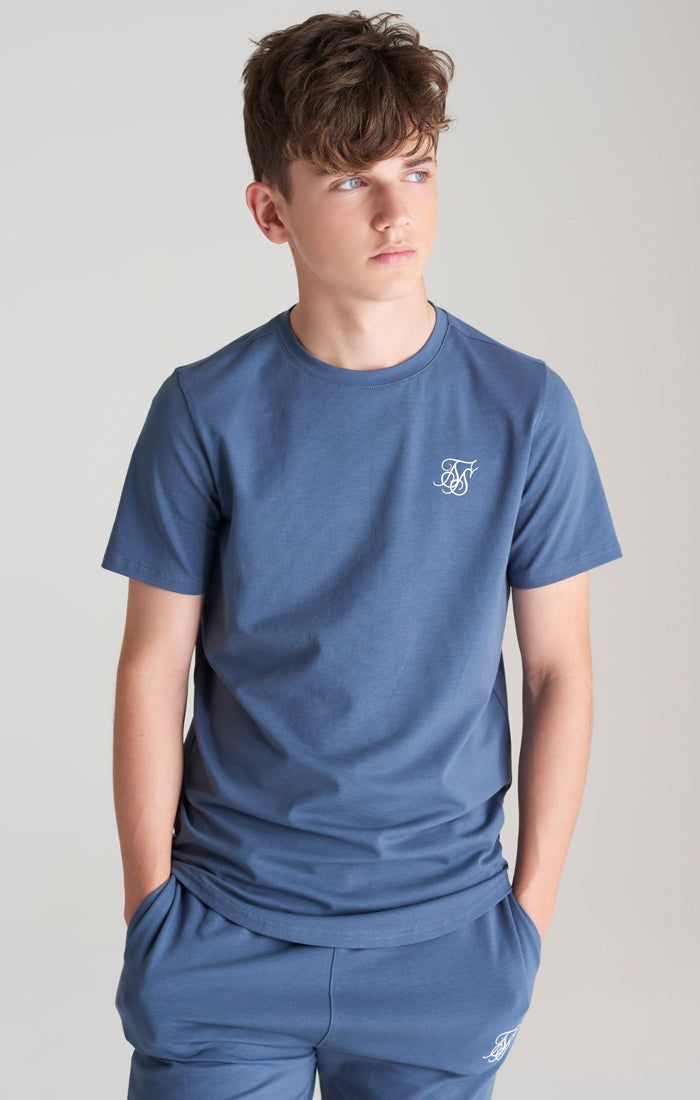 Boys Blue T-Shirt And Short Twin Set sold by Siksilk product image thumbnail 2