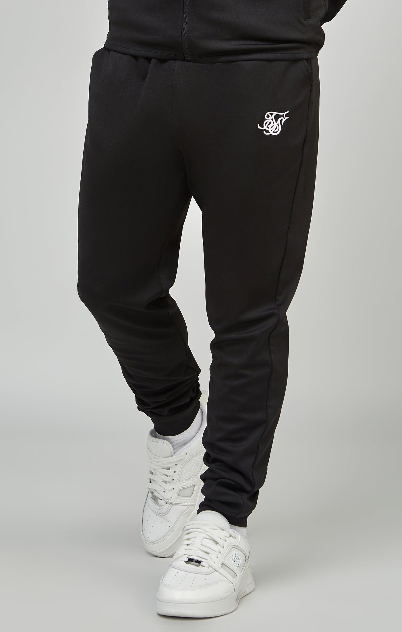 Boys Black Zip Thru & Jogger Tracksuit sold by Siksilk product image thumbnail 3