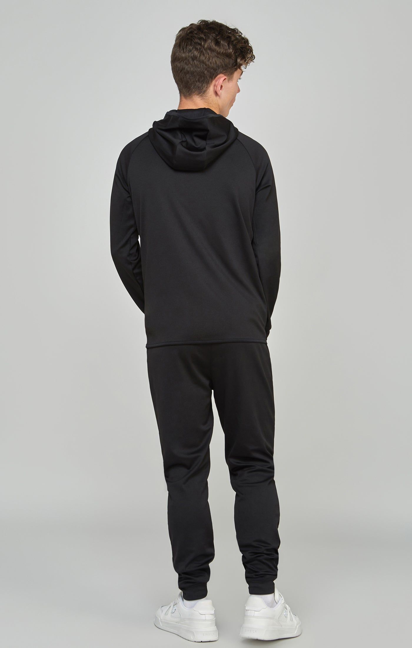 Boys Black Zip Thru & Jogger Tracksuit sold by Siksilk product image thumbnail 5