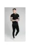SikSilk Elasticated Tape Skinny Distressed Jeans - Black sold by Siksilk