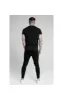 SikSilk Elasticated Tape Skinny Distressed Jeans - Black sold by Siksilk