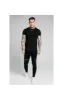 SikSilk Elasticated Tape Skinny Distressed Jeans - Black sold by Siksilk