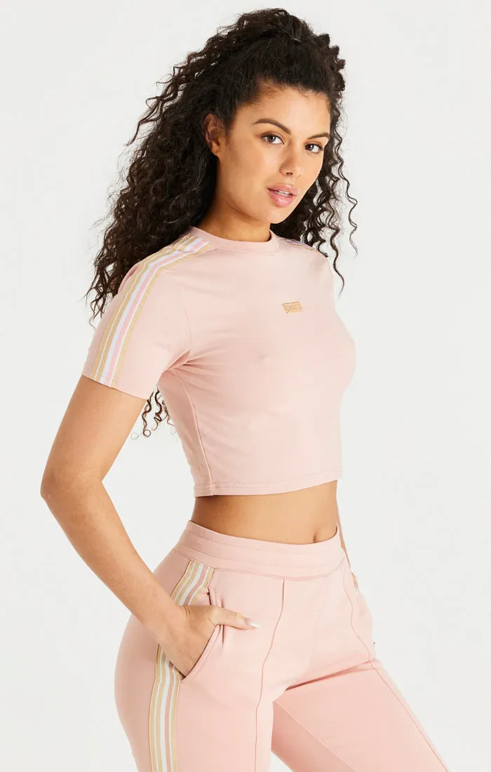 Pink Crop T-Shirt sold by Siksilk