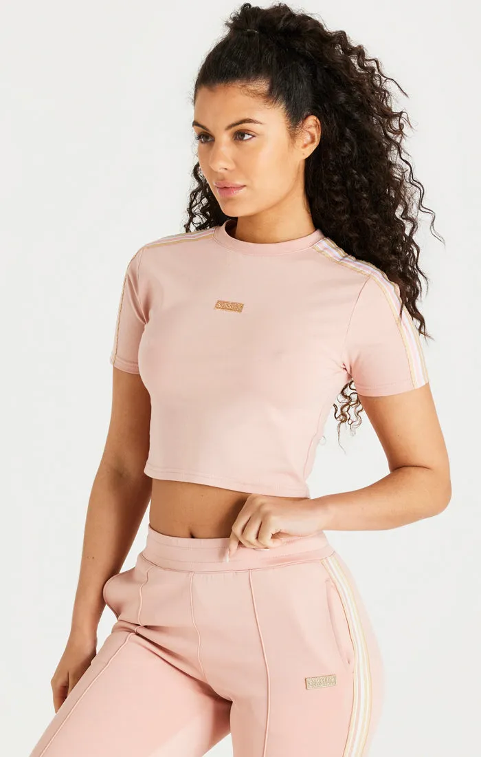 Pink Crop T-Shirt sold by Siksilk product image thumbnail 2