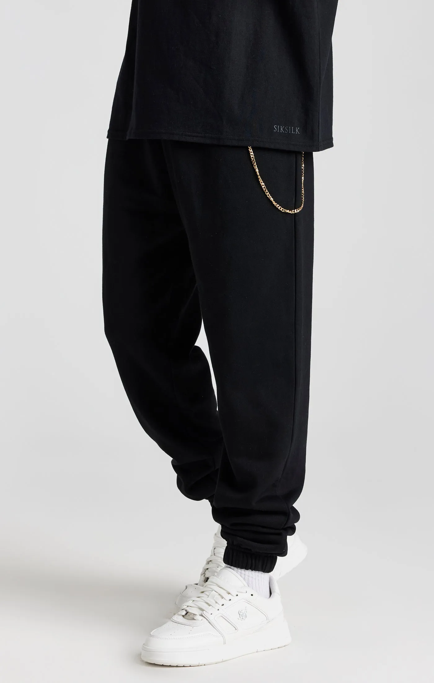Black Chain Jogger sold by Siksilk